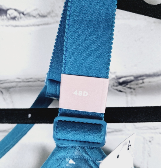 CACIQUE | leaf palm tree tropical pattern wireless bra - Picture 3 of 8